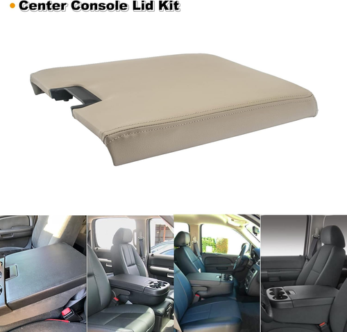 NHILES Center Console Lid Kit with Latch Compatible with 2007-2013 Chevy Tahoe/A - Picture 2 of 12