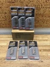 Husky Medium Utility Knife Replacement blades Lot Of 30 New Free Shipping