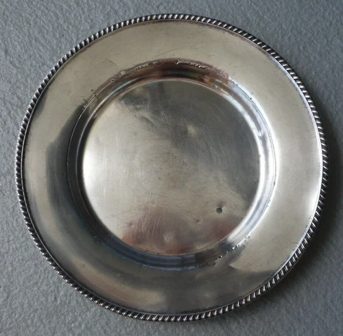 Reed & Barton Sterling Silver Bread Plate/Large Coaster 7 ½ Inches PRICED SCRAP