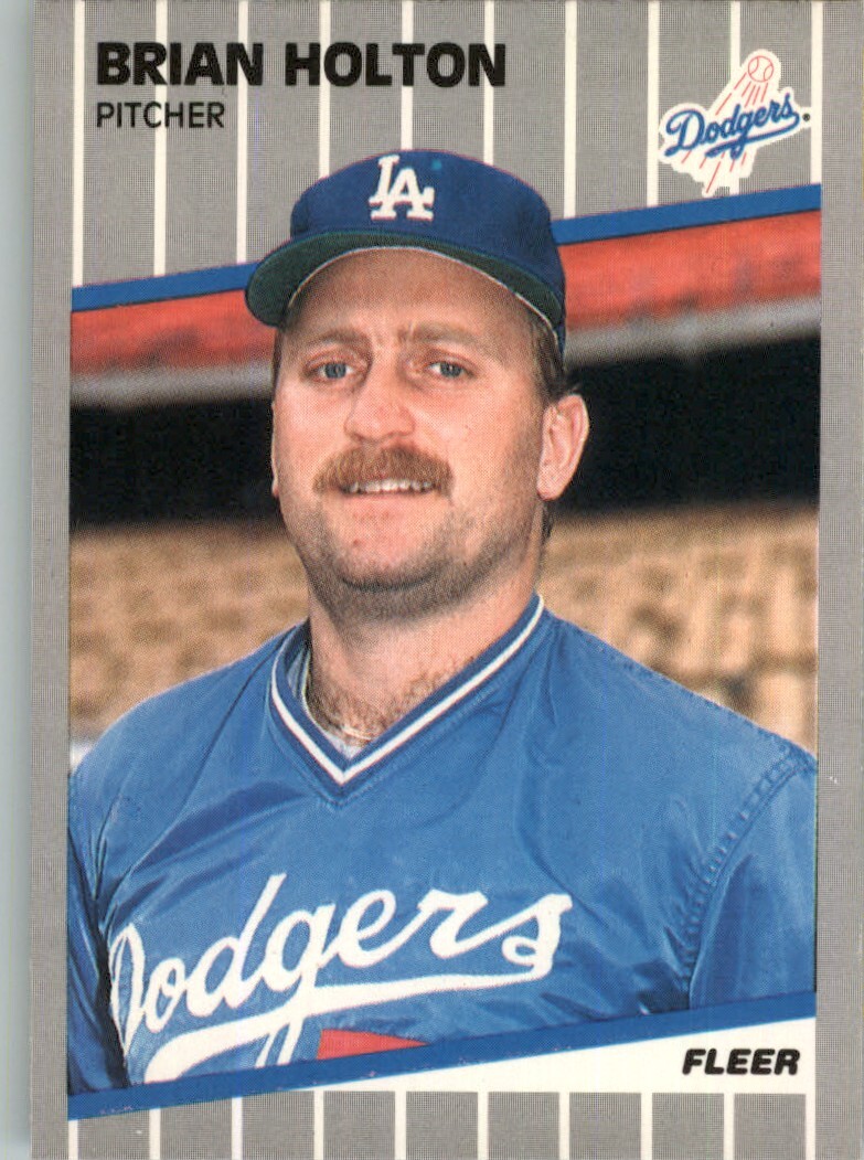 1989 Fleer MLB Brian Holton #63