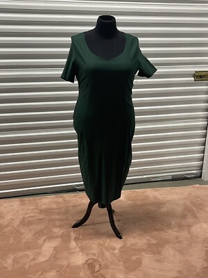 dark green wiggle dress Suzannah London | Green Silk Flippy Wiggle Shirt Dress main image 1