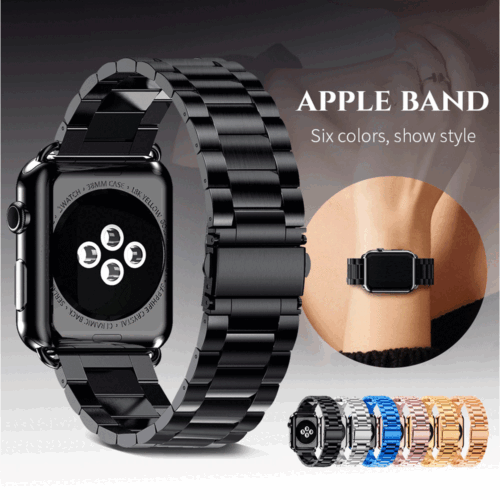 Metal Watch Band Strap With Soft Case For Apple Watch Series 8 7 6 5 4 3 2 1 SE - Picture 10 of 30