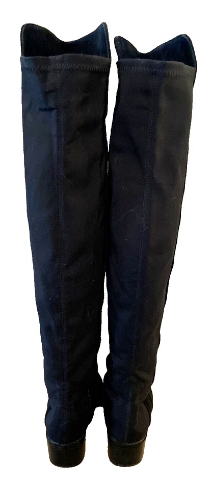 Botas negras de gamuza por encima de la rodilla Stuart Weitzman 5050 talla 6,5 EU 37 Foto 3 de 4