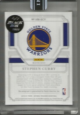 その他 nationaltreasures stephen curry auto /25 STEPHEN CURRY AUTO #/25 Autographed 2018-2019 Panini Donruss