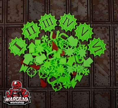 3D Printed Warhammer 40K Kill Team Tokens + Objective Markers | eBay
