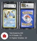 Blastoise 14/100 Crystal Guardians Regular Rare 2006 CGC 9 MINT
