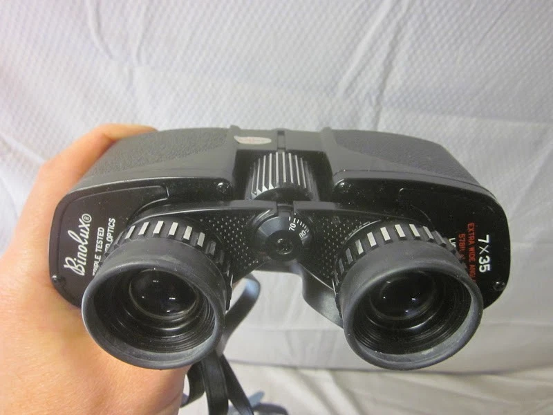 Binolux 7x35 Lightweight Triple Tested Binoculars with Case Japan - Works Great - Image 2 of 4