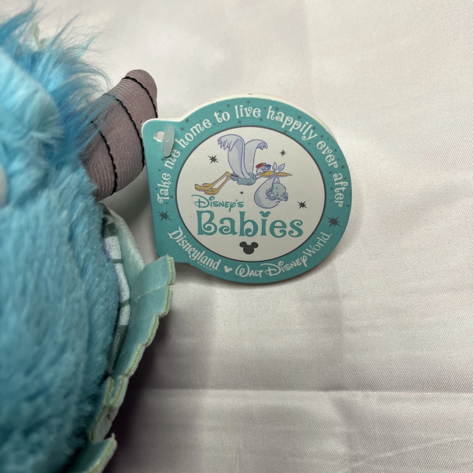 Disney Babies Monsters, Inc. Sully 12" Stuffed Toy Plush with Blanket with Tag - Image 3 of 4