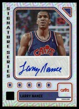 2023-24 Donruss Signature Series Autograph Silver Larry Nance Auto Cleveland