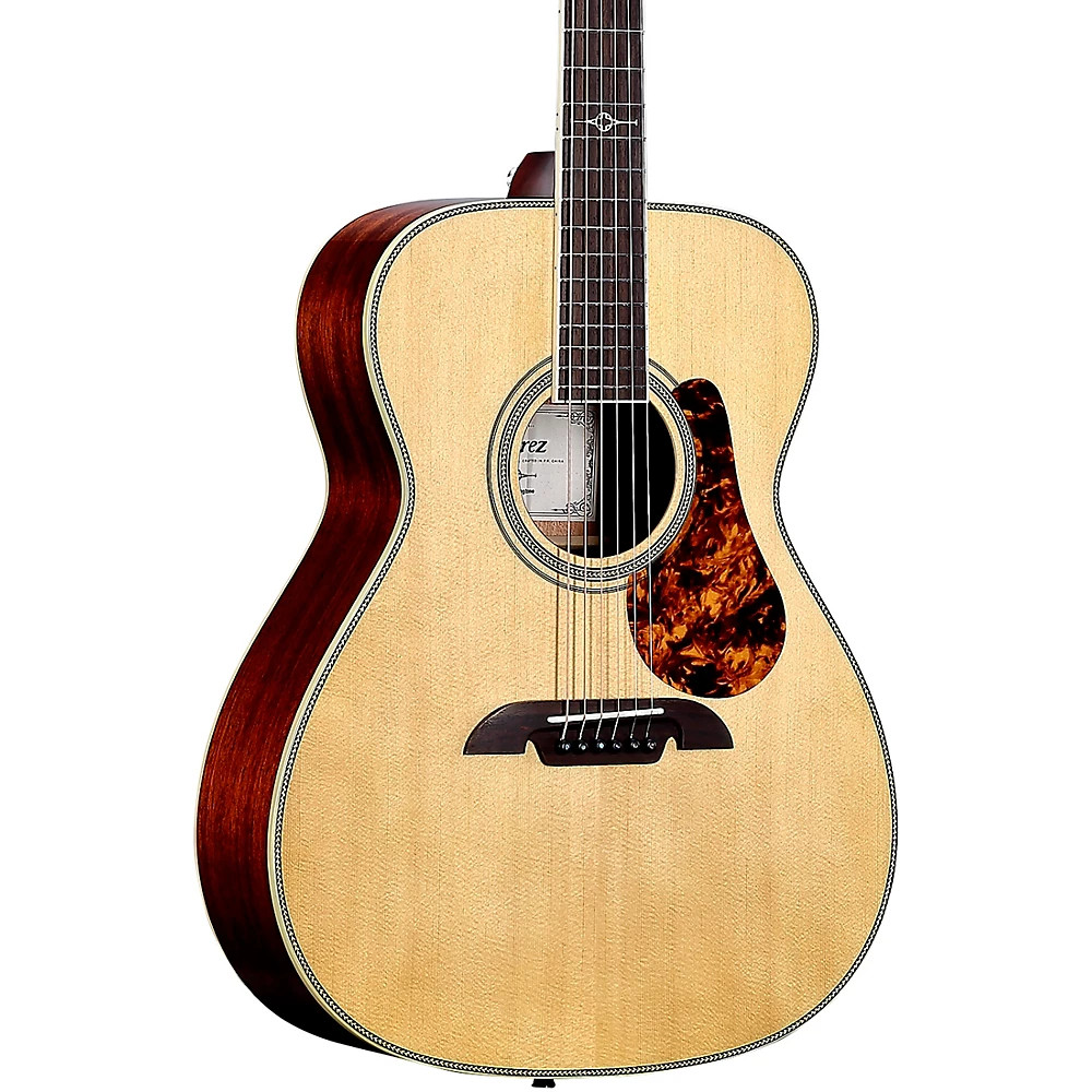 Alvarez MF60 Herringbone Folk-OM Acoustic Guitar Natural 142490₽