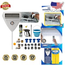Professional Mini Split Maintenance Kit - 360 Clean, Coil Sprayer, Adapters
