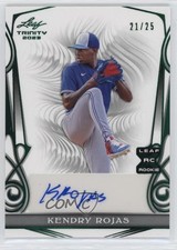 2023 Leaf Trinity Green 21/25 Kendry Rojas #BA-KR1 Auto 1k9t