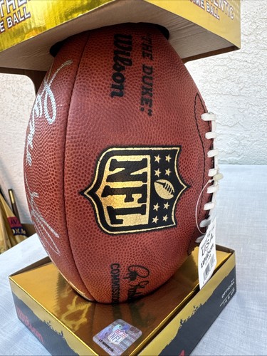 Lancia Alworth firmata Wilson The Duke F1100 ufficiale NFL pelle football USA - Foto 9 di 10