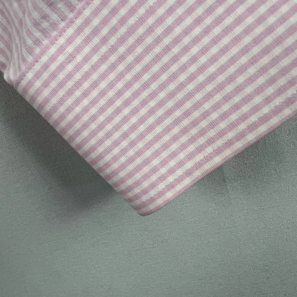 Nordstrom TechSmart Dress Shirt Mens 15½ 32-33 Pink Collared Gingham Check - Image 2 of 4