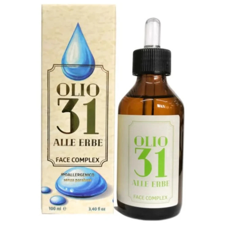 FACE COMPLEX OLIO 31 ALLE ERBE - IPOALLERGENICO 100ml - 2 PEZZI - Immagine 2