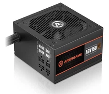 ARESGAME AGV750 750W Power Supply - 80 Plus Bronze - Semi Modular - 5yr Warranty