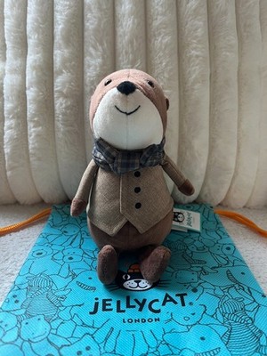Jellycat Brandneu mit Etikett ''I am Riverside Rambler Otter'' RIV3O nicht mehr produziert ultra selten Sammlerstück