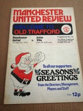 Man utd v Aston villa 1976/77