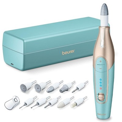 Cordless Nail Drill Kit for Manicure & Pedicure   3 Speeds, LED Light, Travel