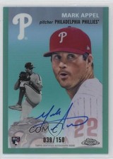 2023 Topps Chrome Platinum Anniversary Aqua Refractor /150 Mark Appel Auto 13dp