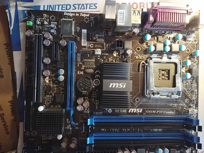 1pc used   G41M-P33 P43 Combo motherboard MS-7592 VER:7.1