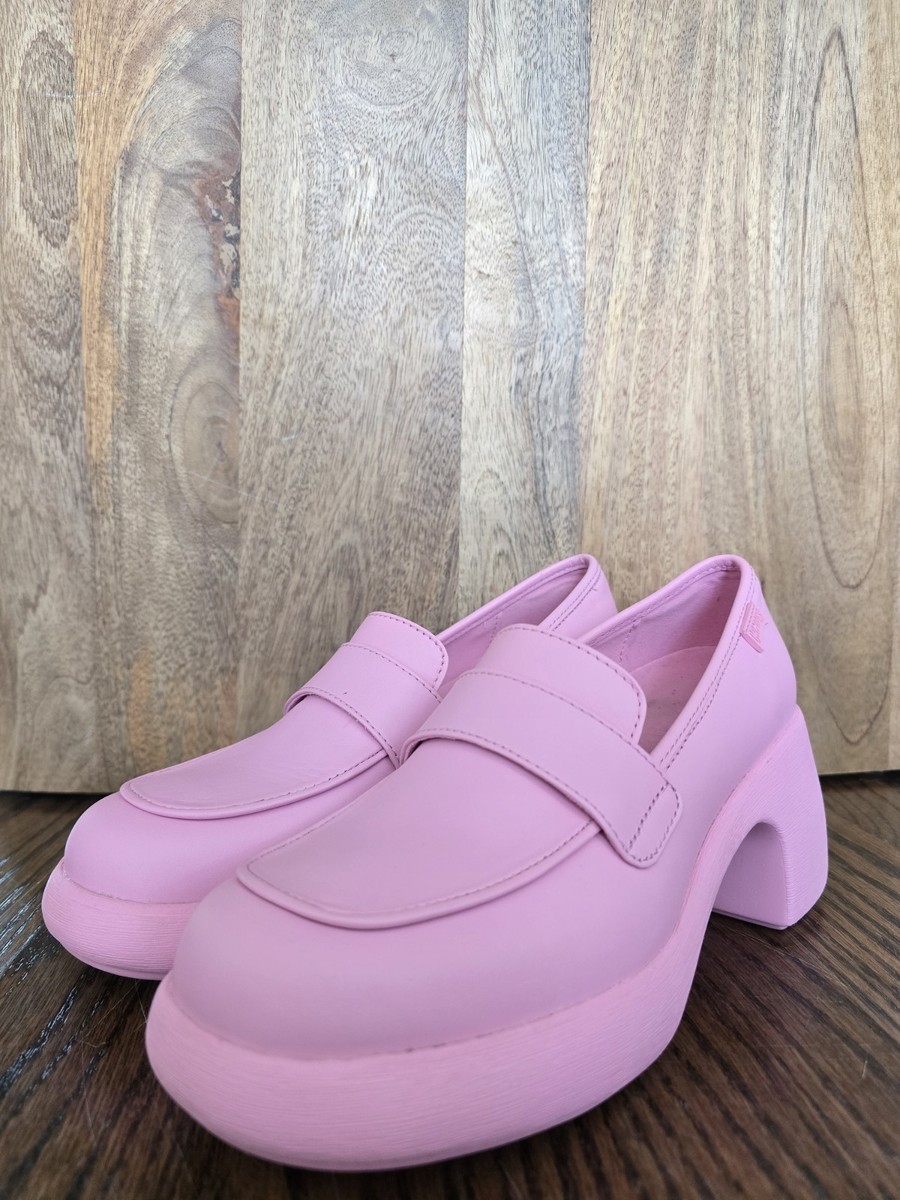 Camper Thelma Pink Leather Loafer 37 | eBay