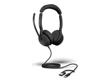 Jabra Evolve2 50 MS Stereo Headset on-ear wireless, wired active 25089-999-799