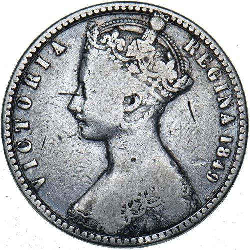 Photo of a 1849 Victoria Florin from an eBay listing that sold on Jul 5, 2026