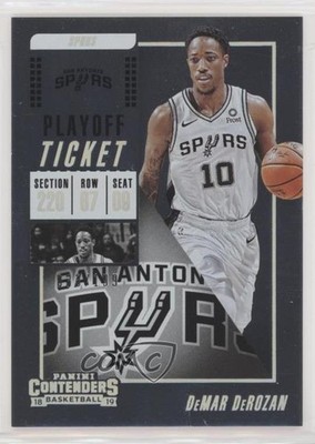 2018-19 Panini Contenders Playoff Ticket /199 DeMar DeRozan #47 he4