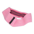 Legs Workout Bands Unisex Pink Hip Resistance Bands Polyester Latex Silk For