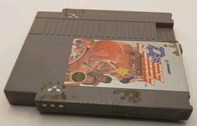 Sistema de Entretenimiento Double Dribble NES Nintendo Videojuego BALONCESTO ORIGINAL 