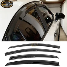 Fits 25-26 Toyota Camry Mugen Style Window Visors Rain Sun Guard Vent Deflector