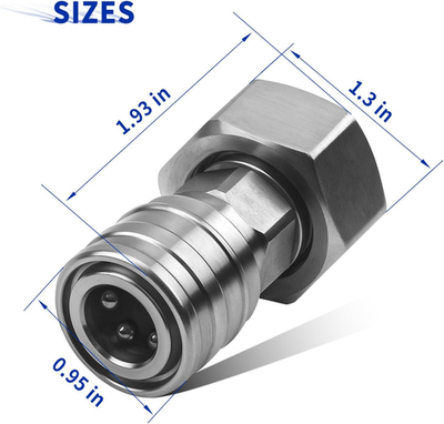 #ad Garden Hose to Pressure Washer Adapter for 3 4quot; GHT to 1 4quot; Quick Connect Fit... $20.26
