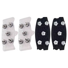 5-Tooth Non-Slip Ice Shoe Spikes with Steel Nails for Hiking and Skiing Footwear