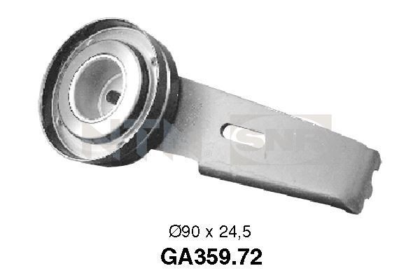 Snr GA359.72 Spannrolle, Keilrippenriemen FüR CitroËN Passend FüR Fiat-image