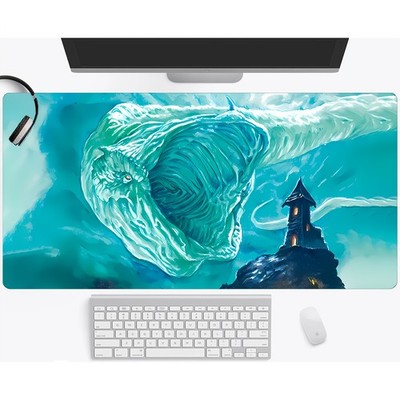 40*90cm Leviathan Trading Card Game Large Gaming Mouse Pad & Keyboard Mat - Non-