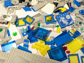 Lego Space Bundle Lot Parts Lot Classic Rare Vintage 920 918 928 926 924 6952