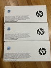 3 LOT NEW HP LaserJet CE261AC, CE262AC, CE263AC Cyan, Magenta, and Yellow Toner — photo 1