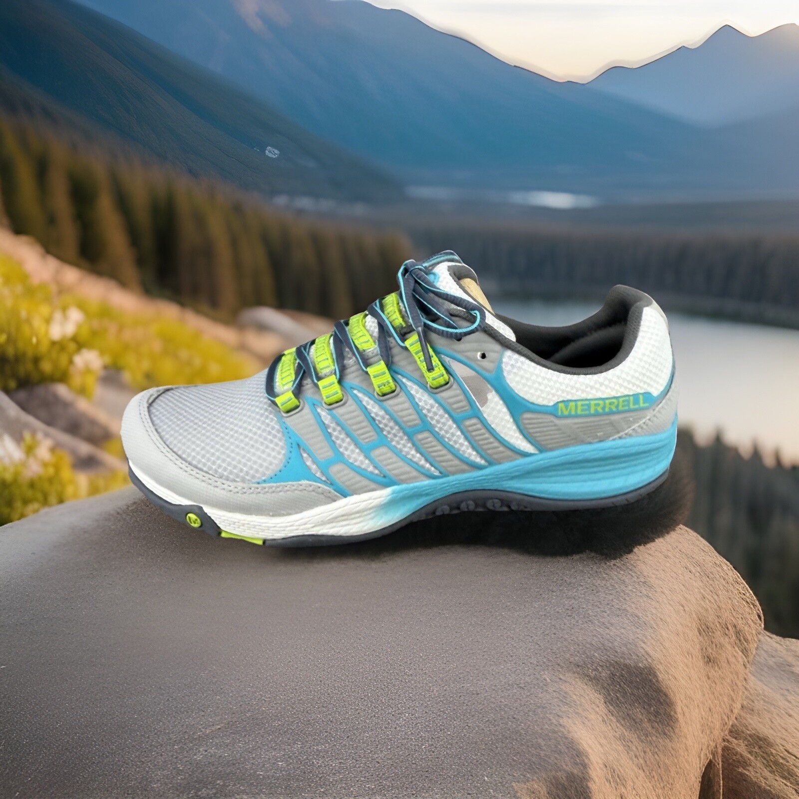 ✅SOLO SCARPA SINISTRA✅ Merrell All Out F Sneaker Donna 9 5 Grigio Scarpa Trail Running