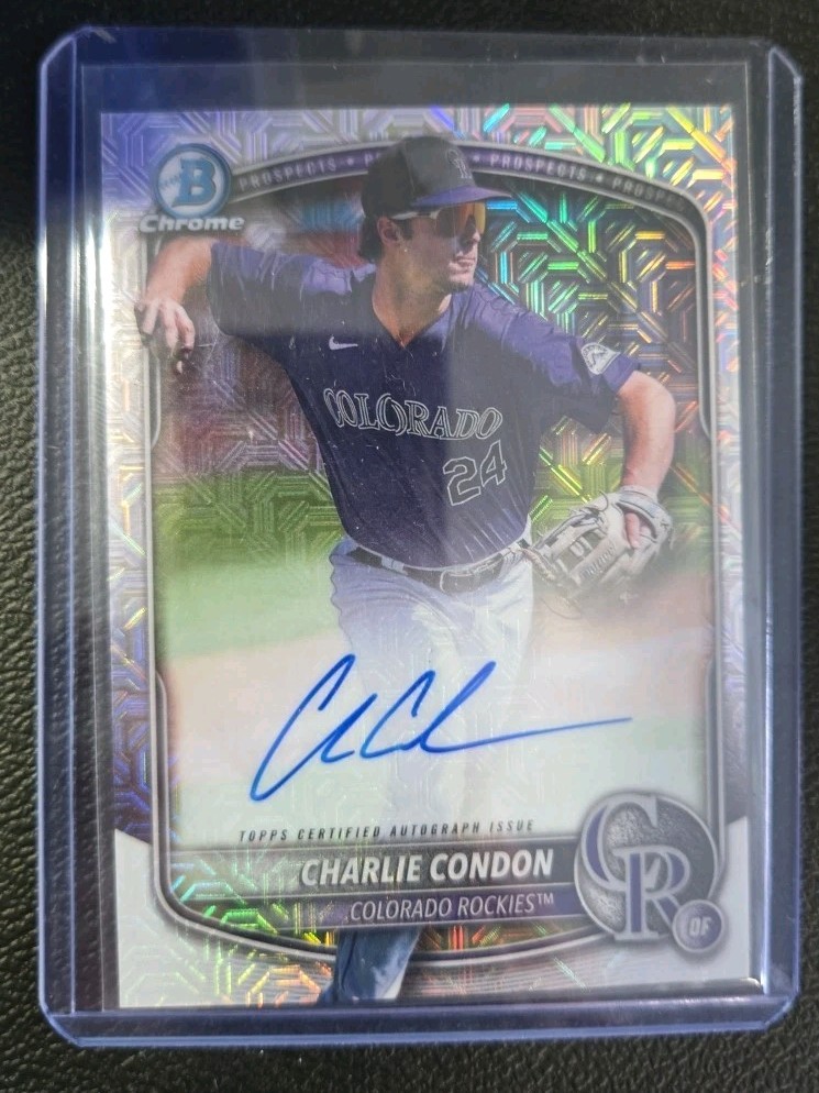 Charlie Condon 2025 Bowman Chrome Mojo Refractor Auto #BMA-CC