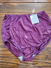 NWT VANITY FAIR PERFECTLY YOURS 100 NYLON BRIEF PANTIES 15712 cbery 6 / M