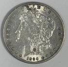 1890-S MORGAN DOLLAR RAW CHOICE AU