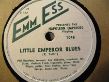 1946 PHIL NAPOLEON's EMPERORS At the Jazz Band Ball / Little Blues Emm Ess Swan