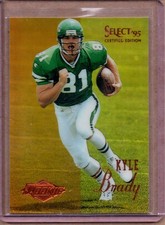 1995 PINNACLE SELECT CERTIFIED KYLE BRADY ROOKIE MIRROR GOLD #123 *
