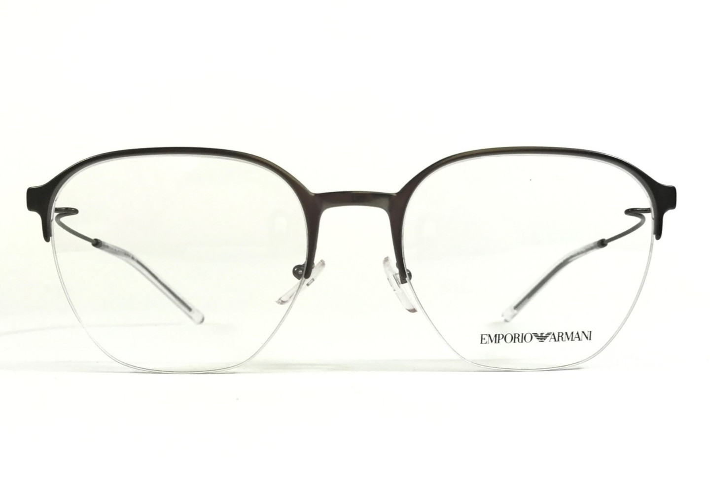 Emporio Armani Eyeglasses Frames EA1160 3003 Gunmetal Square Half Rim 56-20-145 15890₽