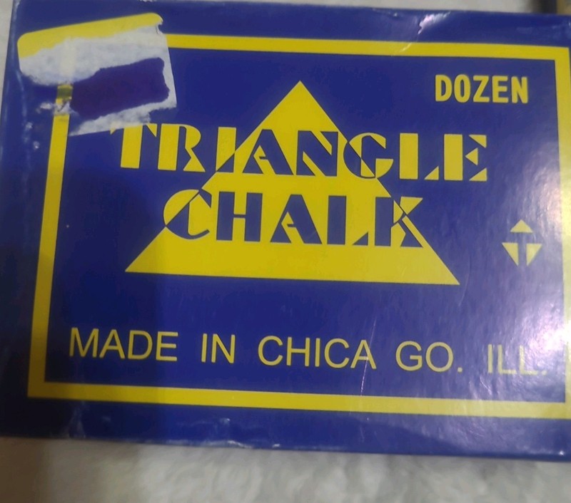 Triangle Chalk Lot of 3 Boxes of 12  For Pool Table