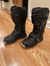 O'Neal Element OffRoad MX SxS Dirt Bike Boots Black YOUTH Size 3 US 35 EU Biking