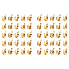 50 Pcs Piggyback Spade Connectors, 3 Way Adapter Dual Male to Single Female8737