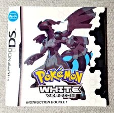 Pokemon White Version Authentic Instruction Booklet - Manual Only - Nintendo DS