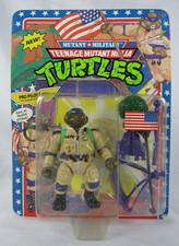 Vintage Playmates 1991 TMNT Mutant Military Pro Pilot Don MOC Sealed Y964